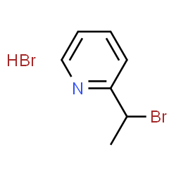 ChemSpider 2D Image | 2-(1-bromoethyl)pyridine hydrobromide | C7H9Br2N