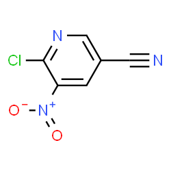 ChemSpider 2D Image | 6-Chloro-5-nitronicotinonitrile | C6H2ClN3O2