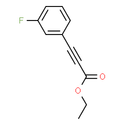 ChemSpider 2D Image | Ethyl 3-(3-fluorophenyl)-2-propynoate | C11H9FO2