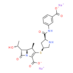ChemSpider 2D Image | Ertapenem disodium | C22H23N3Na2O7S