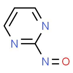 ChemSpider 2D Image | 2-Nitrosopyrimidine | C4H3N3O