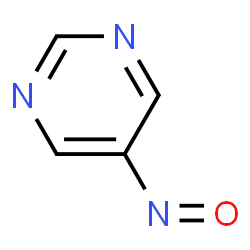 ChemSpider 2D Image | 5-Nitrosopyrimidine | C4H3N3O
