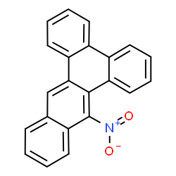ChemSpider 2D Image | 9-Nitrobenzo[f]tetraphene | C22H13NO2