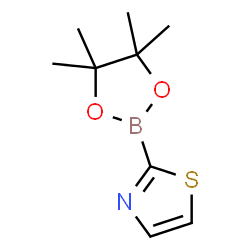 ChemSpider 2D Image | THIAZOLE-2-BORONIC ACID PINACOL ESTER | C9H14BNO2S