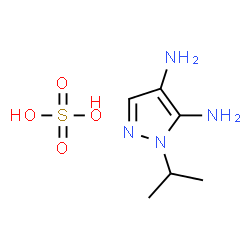 ChemSpider 2D Image | N-ISOPROPYL 4,5-DIAMINO PYRAZOLE SULFATE | C6H14N4O4S