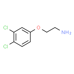 ChemSpider 2D Image | 2-(3,4-Dichlorophenoxy)ethanamine | C8H9Cl2NO