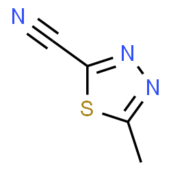 ChemSpider 2D Image | 5-Methyl-1,3,4-thiadiazole-2-carbonitrile | C4H3N3S