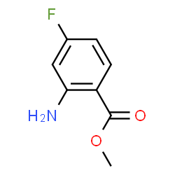 ChemSpider 2D Image | Methyl 2-amino-4-fluorobenzoate | C8H8FNO2