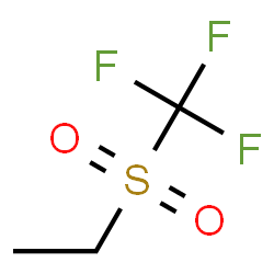 ChemSpider 2D Image | [(Trifluoromethyl)sulfonyl]ethane | C3H5F3O2S