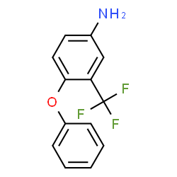 ChemSpider 2D Image | 4-Phenoxy-3-(trifluoromethyl)aniline | C13H10F3NO