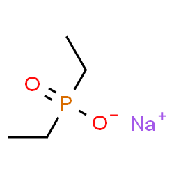 ChemSpider 2D Image | Sodium diethylphosphinate | C4H10NaO2P