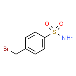 ChemSpider 2D Image | 4-(Bromomethyl)benzenesulfonamide | C7H8BrNO2S
