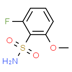 ChemSpider 2D Image | 2-Fluoro-6-methoxybenzenesulfonamide | C7H8FNO3S