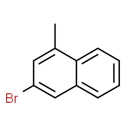 ChemSpider 2D Image | 3-Bromo-1-methylnaphthalene | C11H9Br