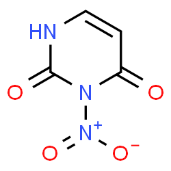 ChemSpider 2D Image | 3-Nitro-2,4(1H,3H)-pyrimidinedione | C4H3N3O4