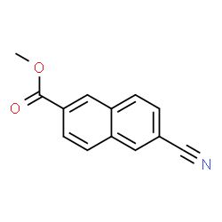 ChemSpider 2D Image | Methyl 6-cyano-2-naphthoate | C13H9NO2