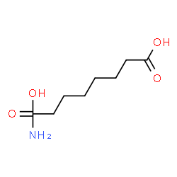 ChemSpider 2D Image | 8-amino-8-hydroxy-8-oxo-octanoic acid | C8H16NO4