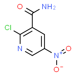 ChemSpider 2D Image | 2-Chloro-5-nitronicotinamide | C6H4ClN3O3