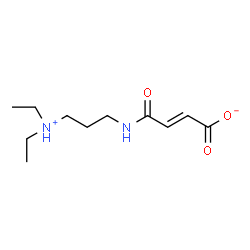 ChemSpider 2D Image | 4-{[3-(diethylamino)propyl]amino}-4-oxobut-2-enoic acid | C11H20N2O3
