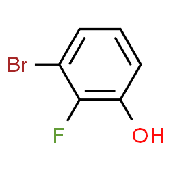 ChemSpider 2D Image | 3-Bromo-2-fluorophenol | C6H4BrFO