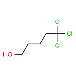 ChemSpider 2D Image | 5,5,5-Trichloro-1-pentanol | C5H9Cl3O