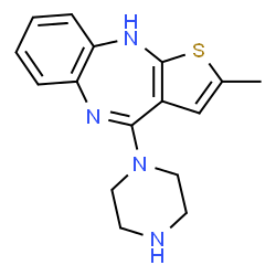 ChemSpider 2D Image | Desmethylolanzapine | C16H18N4S