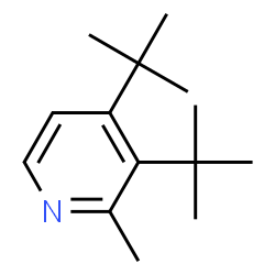 ChemSpider 2D Image | 2-Methyl-3,4-bis(2-methyl-2-propanyl)pyridine | C14H23N