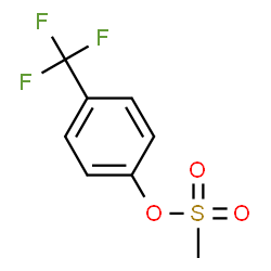 ChemSpider 2D Image | 4-(Trifluoromethyl)phenyl methanesulfonate | C8H7F3O3S