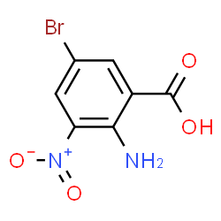 ChemSpider 2D Image | 2-Amino-5-bromo-3-nitrobenzoic acid | C7H5BrN2O4