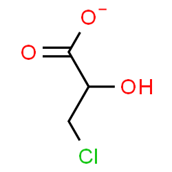 ChemSpider 2D Image | 3-chlorolactate | C3H4ClO3