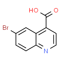 ChemSpider 2D Image | 6-Bromo-4-quinolinecarboxylic acid | C10H6BrNO2
