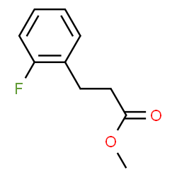 ChemSpider 2D Image | Methyl 3-(2-fluorophenyl)propanoate | C10H11FO2