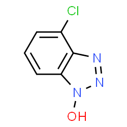 ChemSpider 2D Image | 4-Chloro-1H-benzotriazol-1-ol | C6H4ClN3O