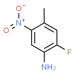 ChemSpider 2D Image | 2-Fluoro-4-methyl-5-nitroaniline | C7H7FN2O2