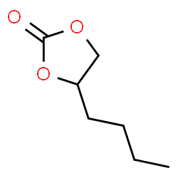 ChemSpider 2D Image | 4-Butyl-1,3-dioxolan-2-one | C7H12O3