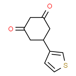 ChemSpider 2D Image | 5-(3-Thienyl)-1,3-cyclohexanedione | C10H10O2S