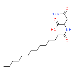 ChemSpider 2D Image | N~2~-Tetradecanoylasparagine | C18H34N2O4