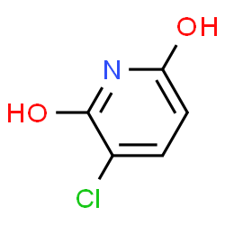 ChemSpider 2D Image | 3-Chloro-6-hydroxy-2(1H)-pyridinone | C5H4ClNO2