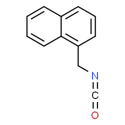 ChemSpider 2D Image | 1-(Isocyanatomethyl)naphthalene | C12H9NO