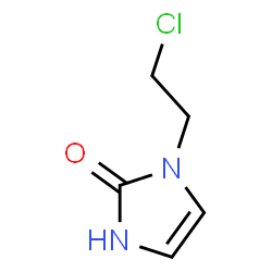 ChemSpider 2D Image | 1-(2-CHLOROETHYL)-3H-IMIDAZOL-2-ONE | C5H7ClN2O