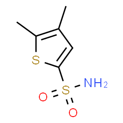 ChemSpider 2D Image | 4,5-Dimethyl-2-thiophenesulfonamide | C6H9NO2S2