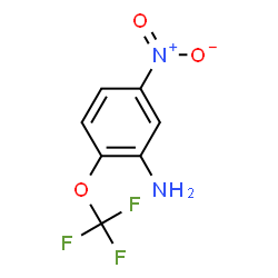 ChemSpider 2D Image | 5-Nitro-2-(trifluoromethoxy)aniline | C7H5F3N2O3