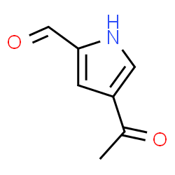 ChemSpider 2D Image | 4-Acetyl-1H-pyrrole-2-carbaldehyde | C7H7NO2