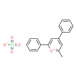 ChemSpider 2D Image | 2-Methyl-4,6-diphenylpyrylium perchlorate | C18H15ClO5