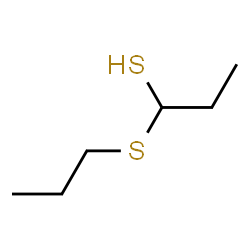 ChemSpider 2D Image | 1-(Propylsulfanyl)-1-propanethiol | C6H14S2