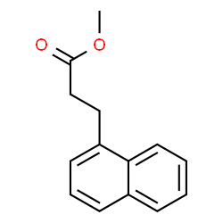 ChemSpider 2D Image | Methyl 3-(1-naphthyl)propanoate | C14H14O2