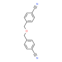ChemSpider 2D Image | 4,4'-[Oxybis(methylene)]dibenzonitrile | C16H12N2O