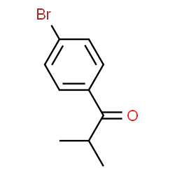 ChemSpider 2D Image | 1-(4-Bromophenyl)-2-methyl-1-propanone | C10H11BrO