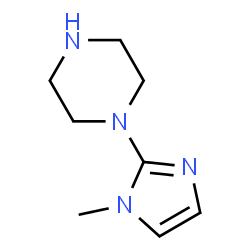 ChemSpider 2D Image | 1-(1-Methyl-1H-imidazol-2-yl)piperazine | C8H14N4