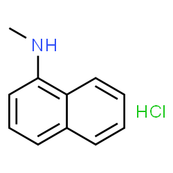 ChemSpider 2D Image | N-Methyl-1-naphthylamine Hydrochloride | C11H12ClN